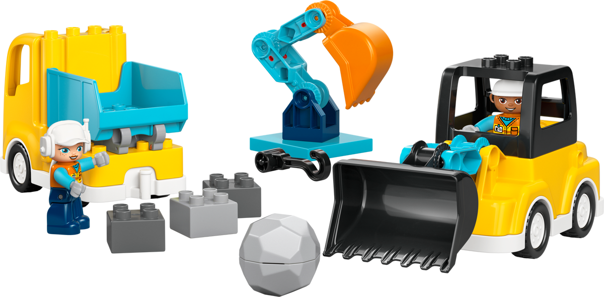 3 in 1 Construction Vehicles