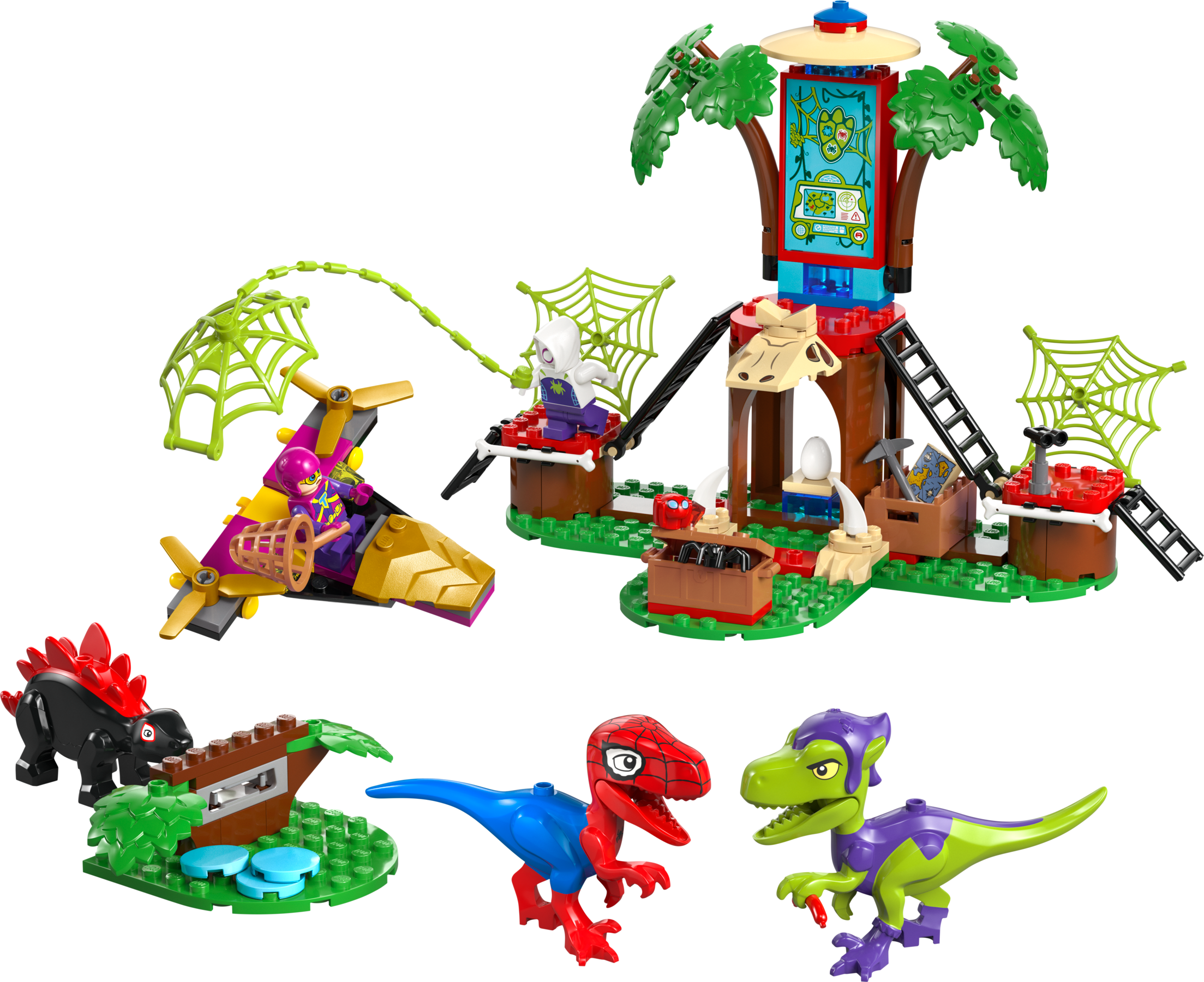 Spidey and Gobby's Raptor Battle at Tree House HQ