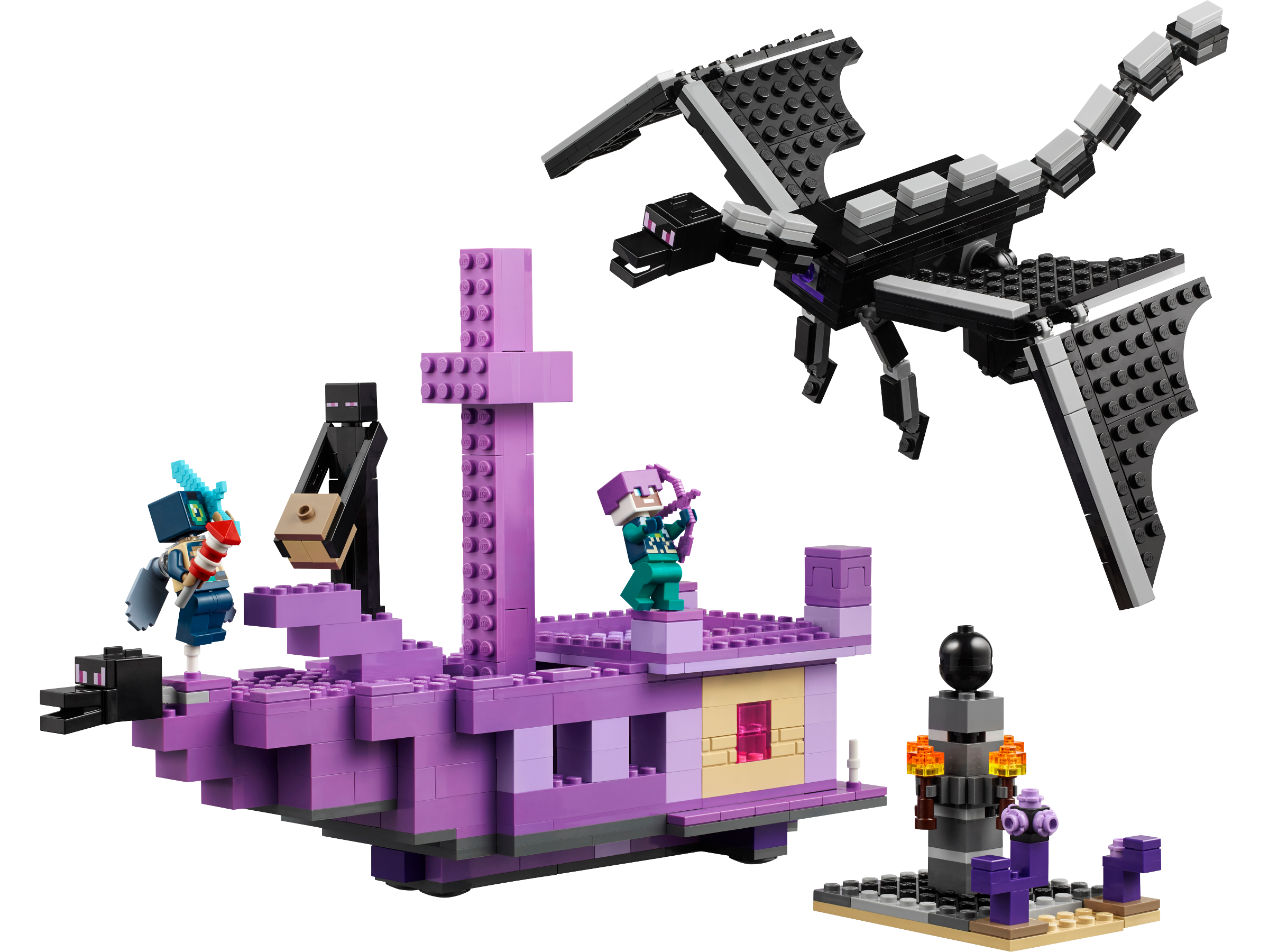 The Ender Dragon and End Ship