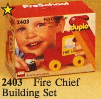 Fire Chief Building Set