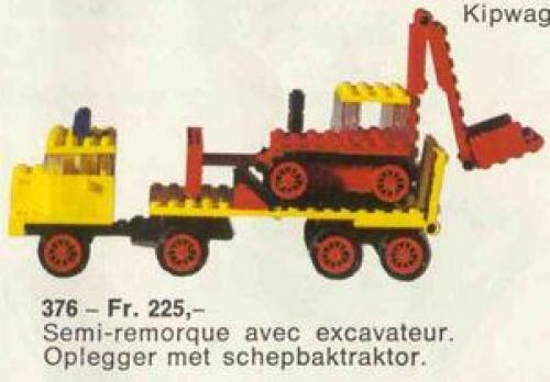 Low-Loader with Excavator