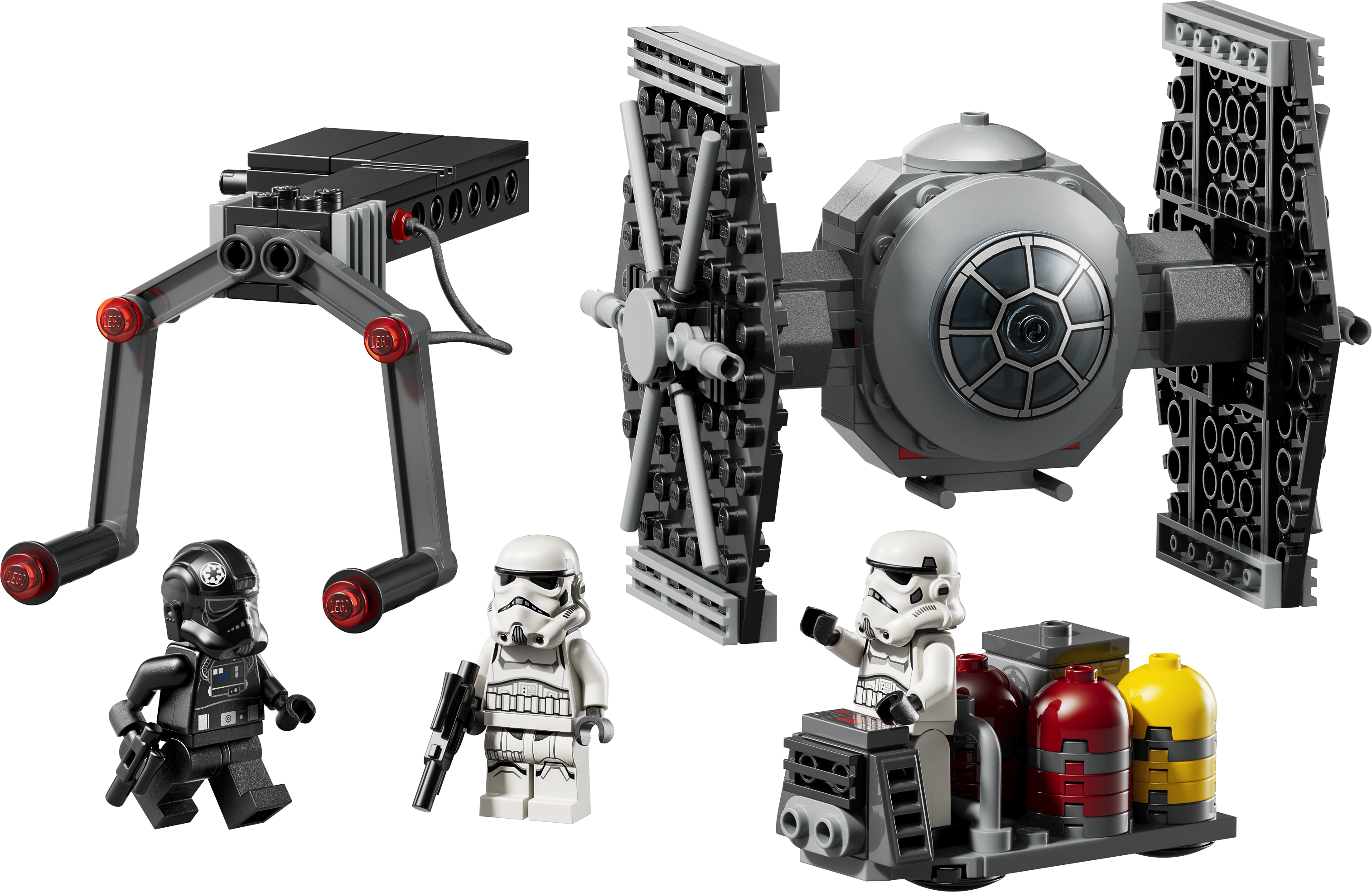 TIE Fighter with Imperial Hangar Rack