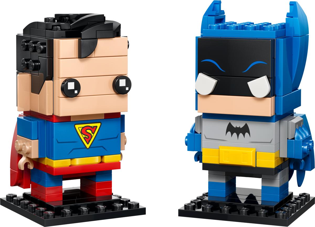 Golden Age Superman and Batman Figures