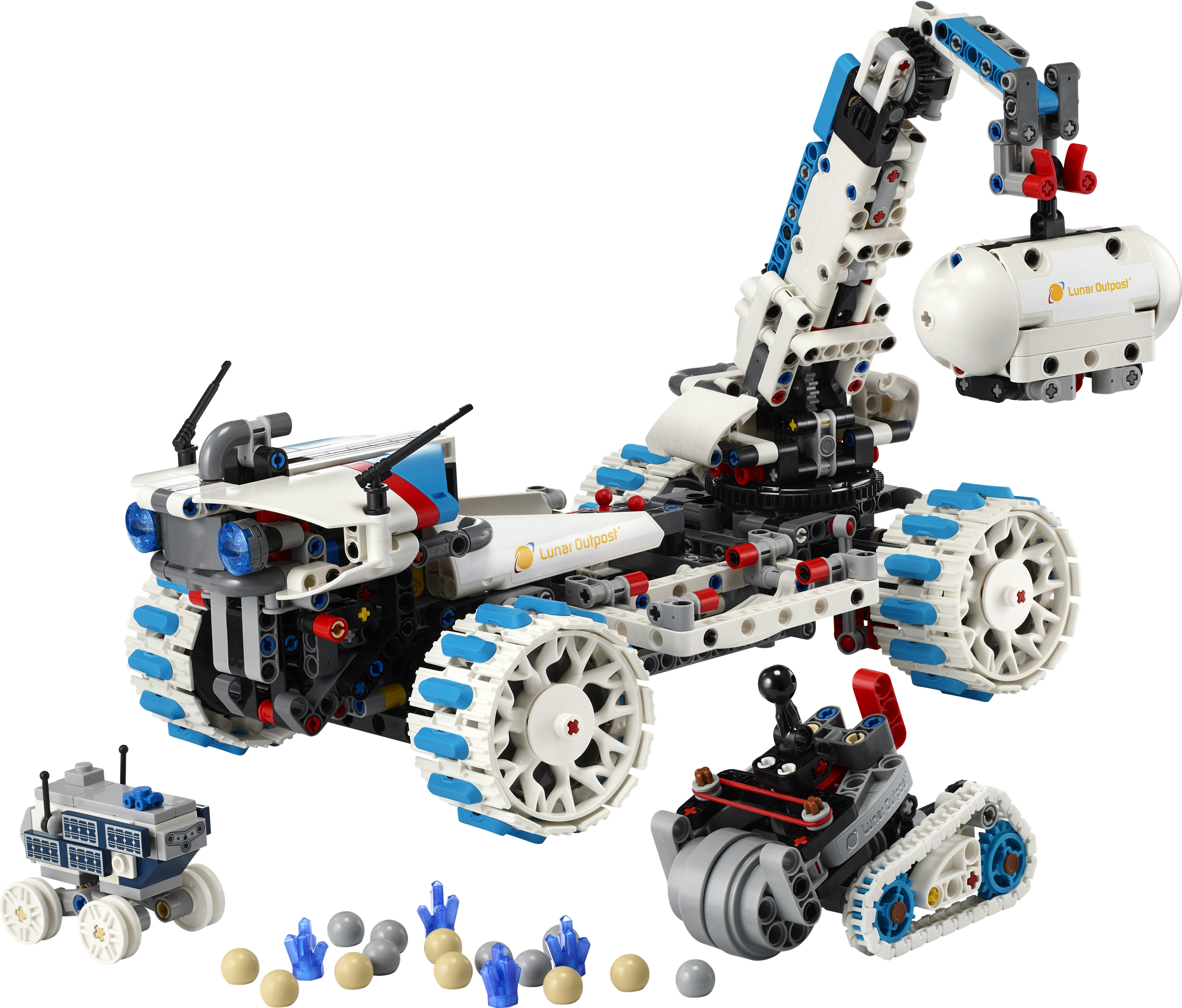 Lunar Outpost Moon Rover Space Vehicle