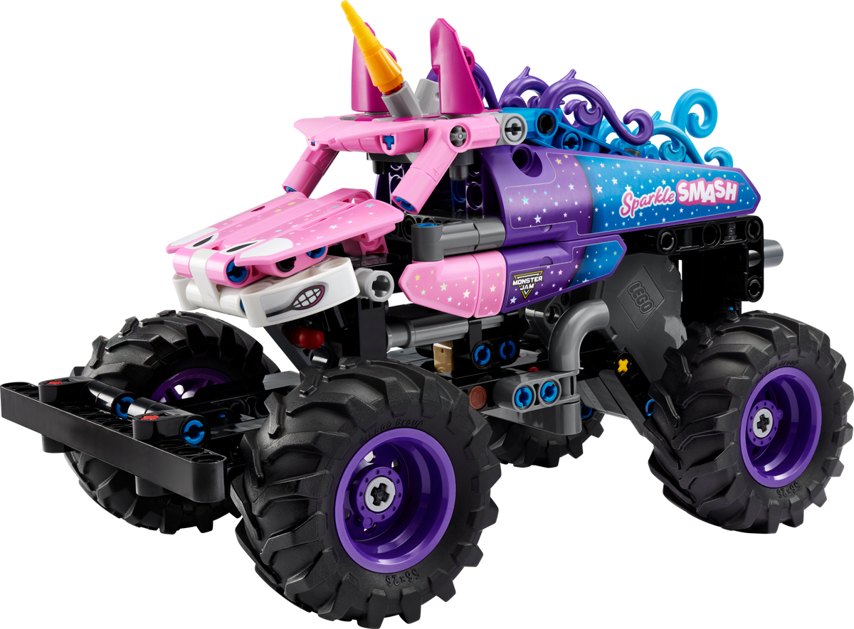 Monster Jam  Sparkle Smash Pull-Back