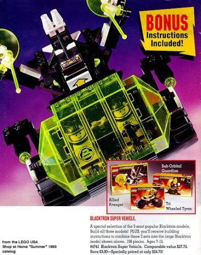 Blacktron Super Vehicle (Value 3-Pack)