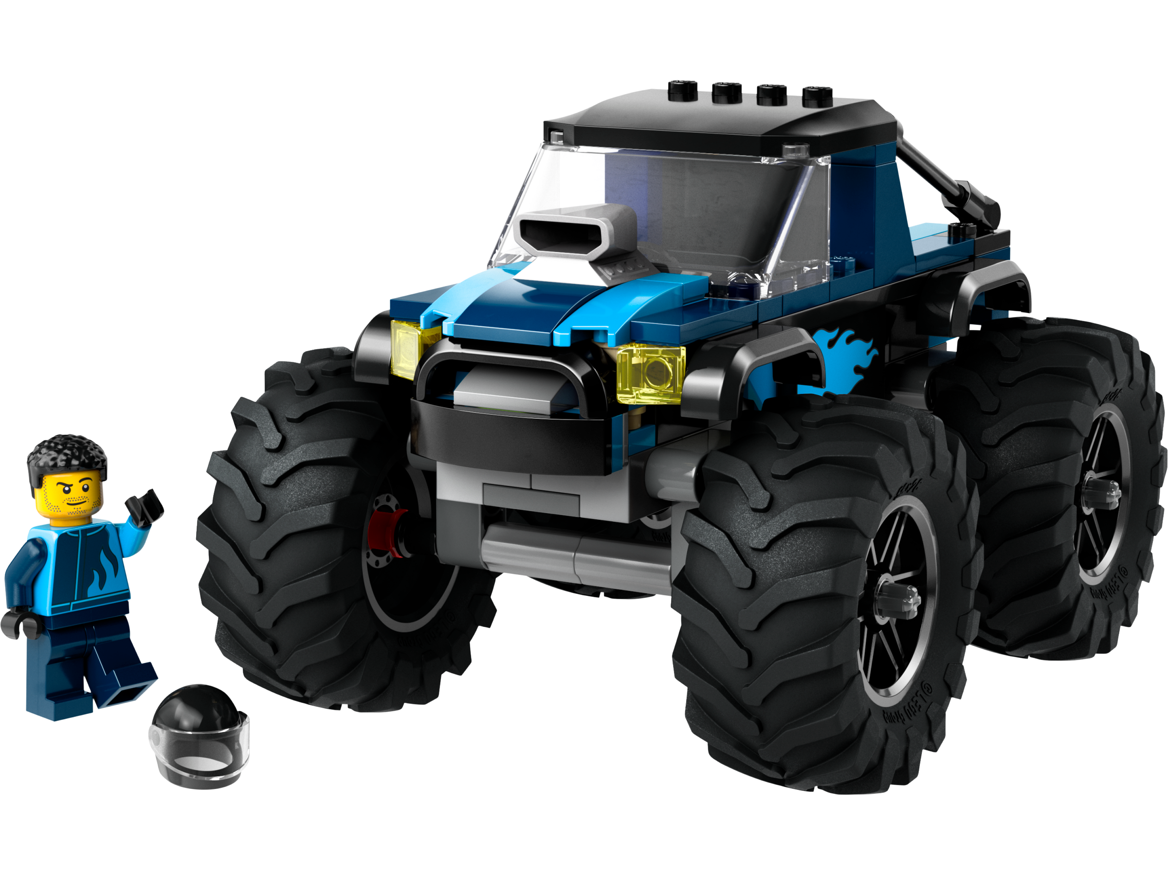 Blue Monster Truck
