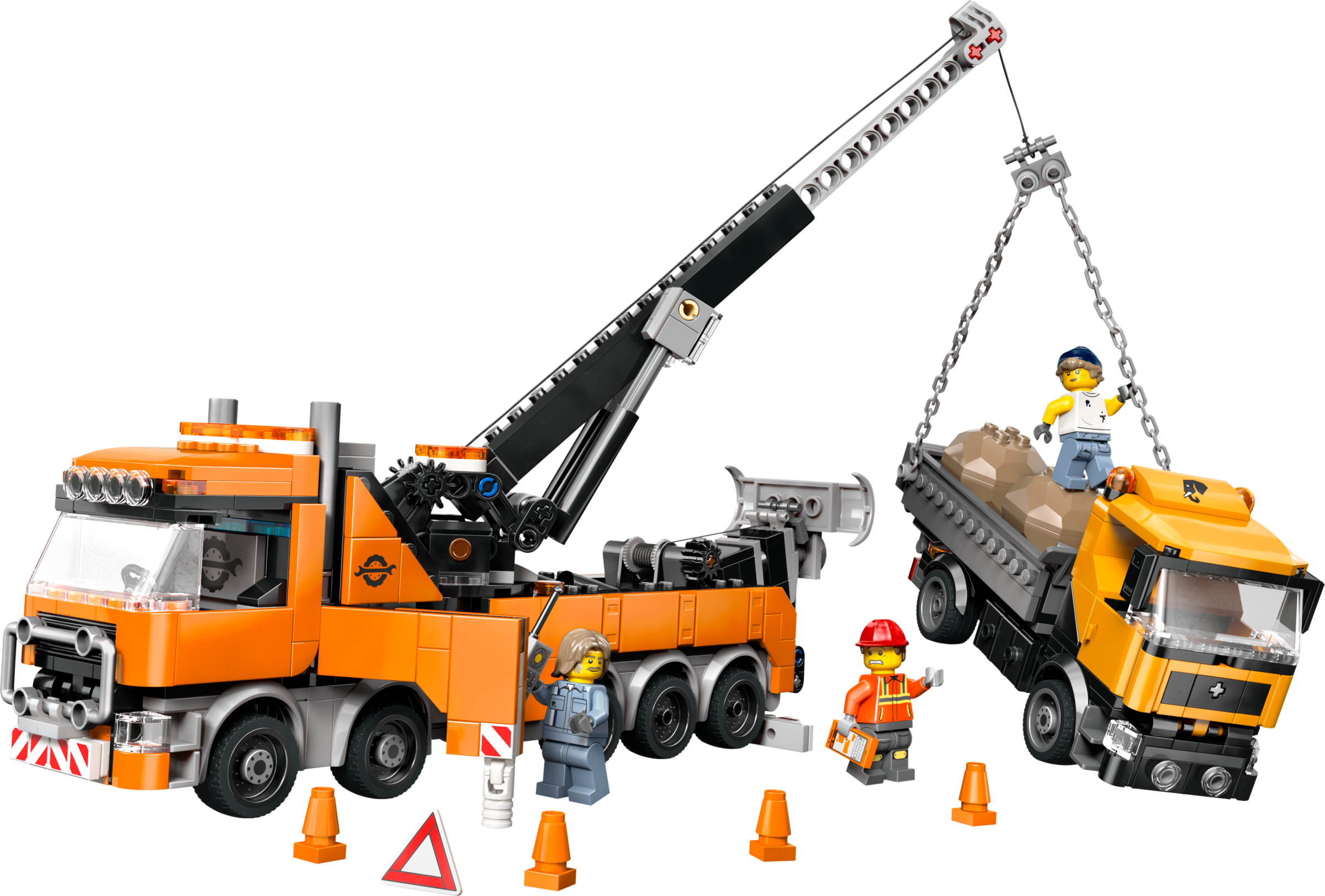Heavy-Duty Recovery Tow Truck with Crane