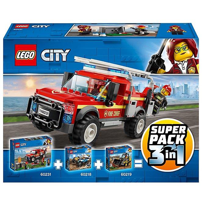 City Vehicles Super Pack 3-in-1