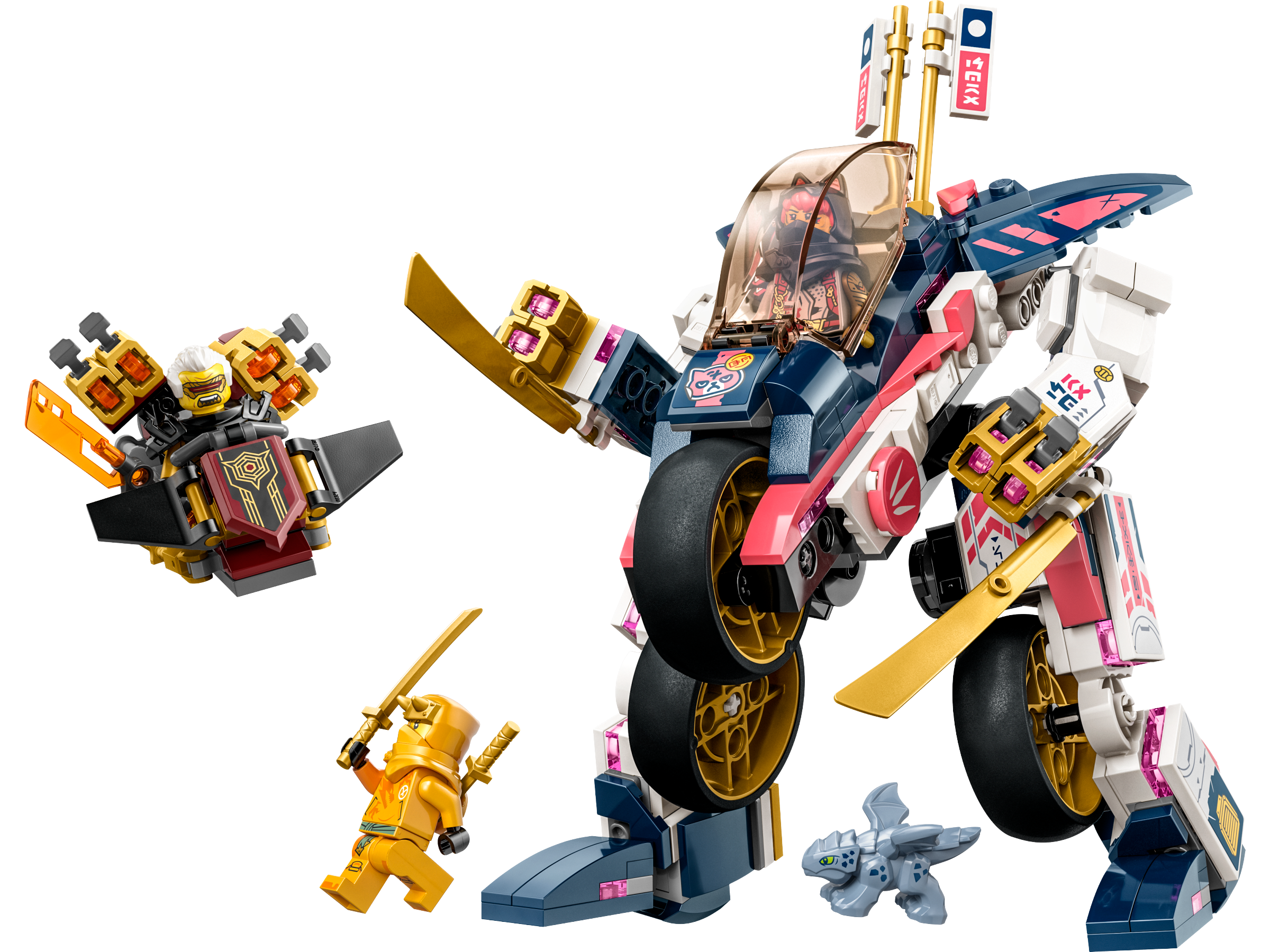 Sora's Transforming Mech Bike Racer