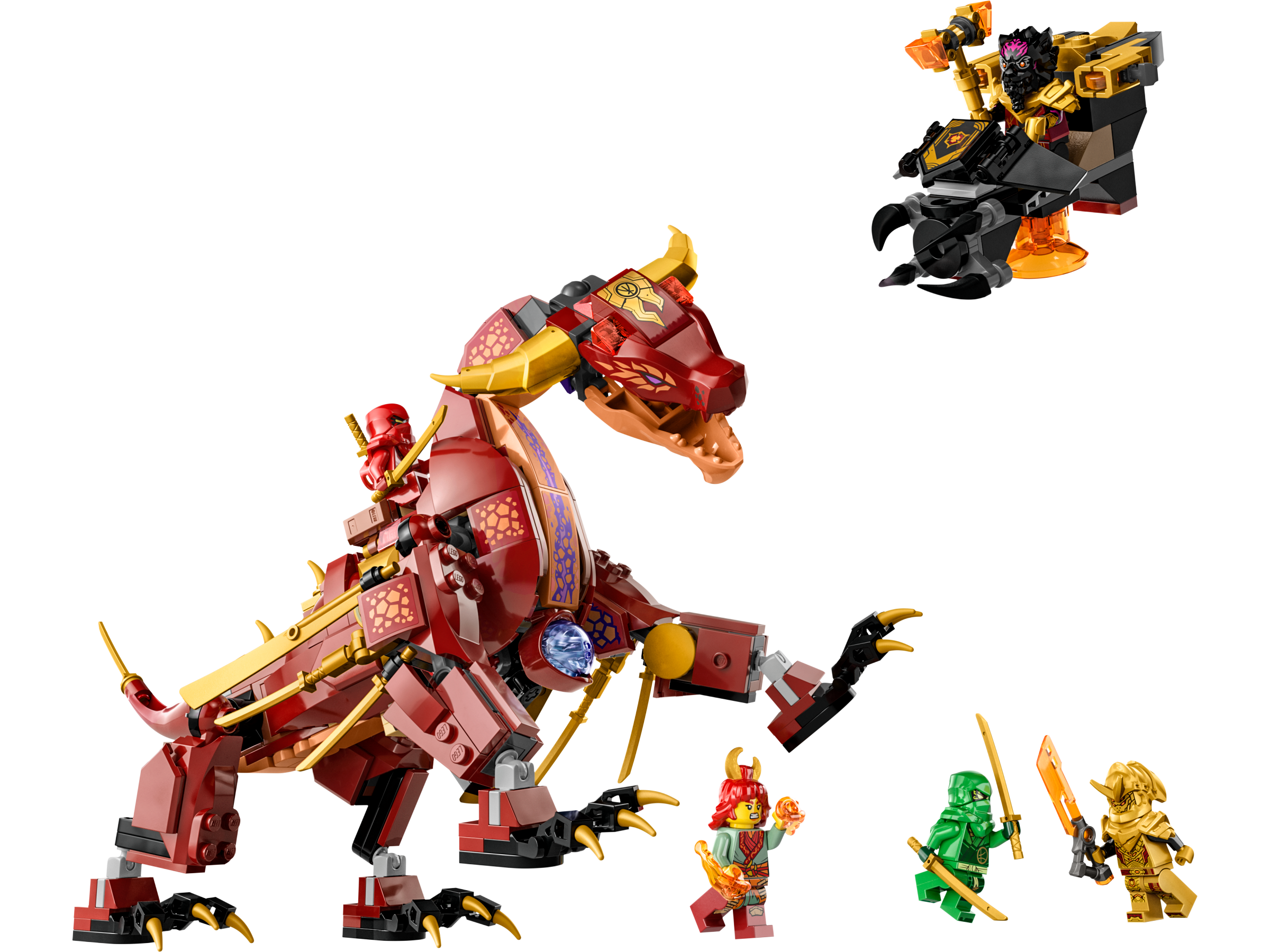 Heatwave Transforming Lava Dragon