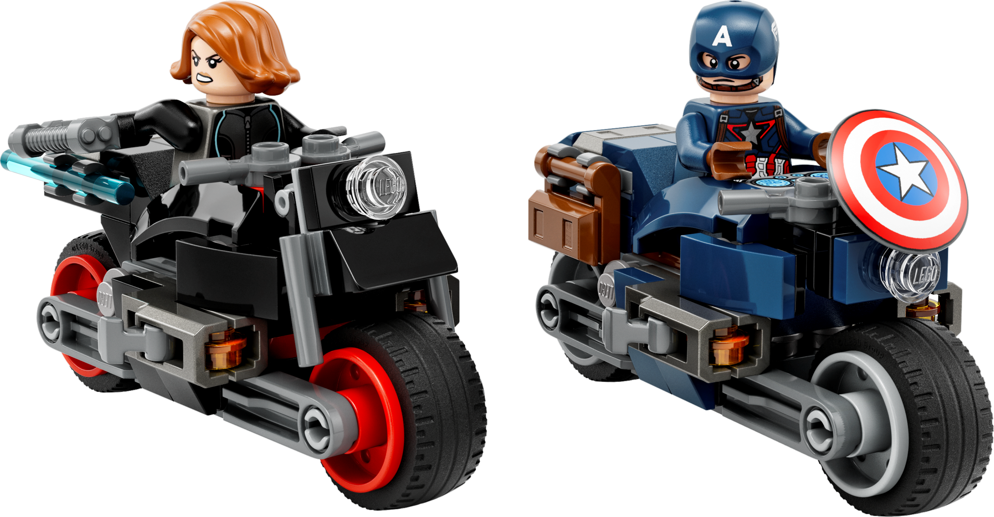 Black Widow & Captain America Motorcycles