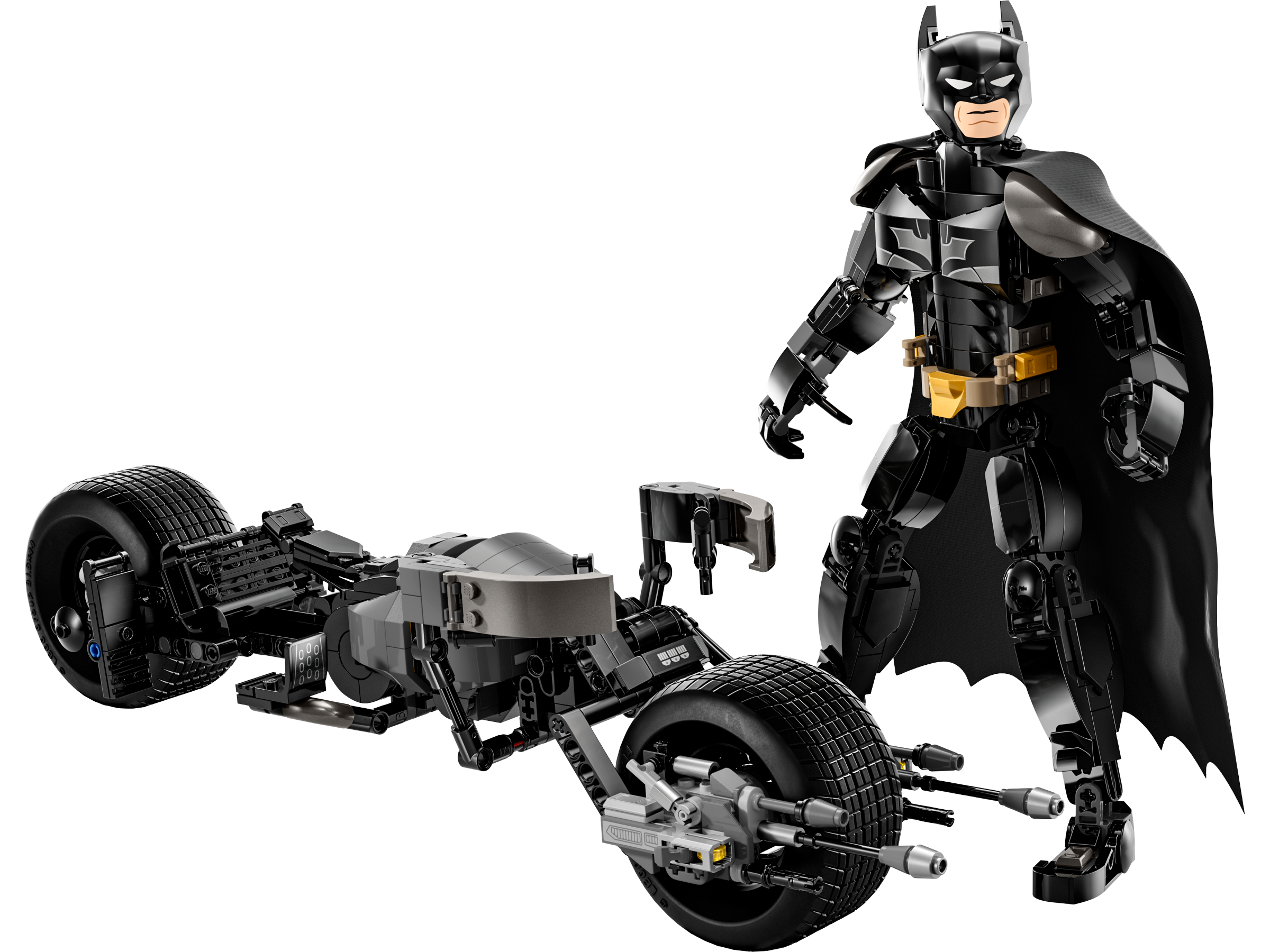 Batman Construction Figure and the Bat-Pod Bike