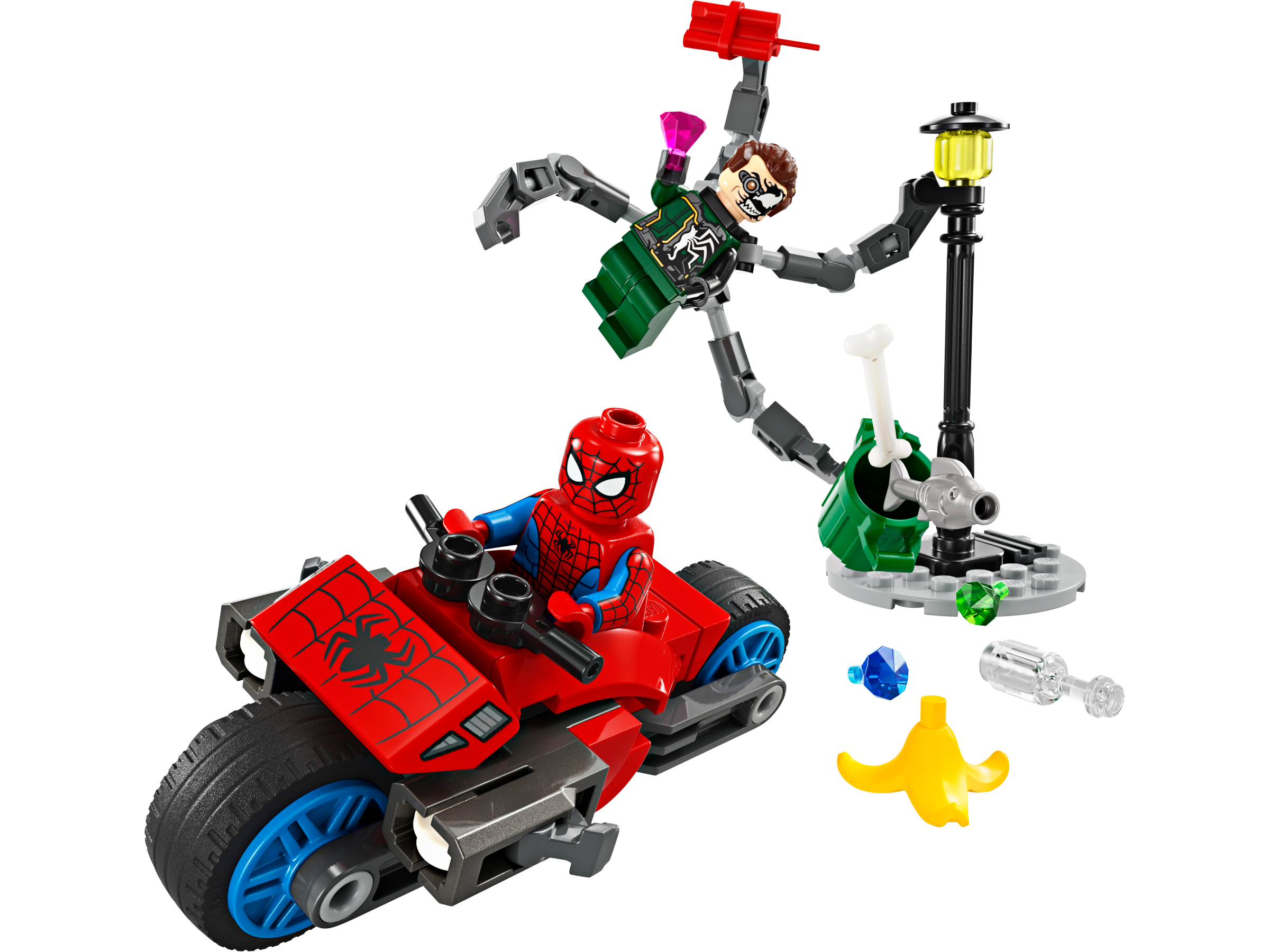 Motorcycle Chase: Spider-Man vs. Doc Ock