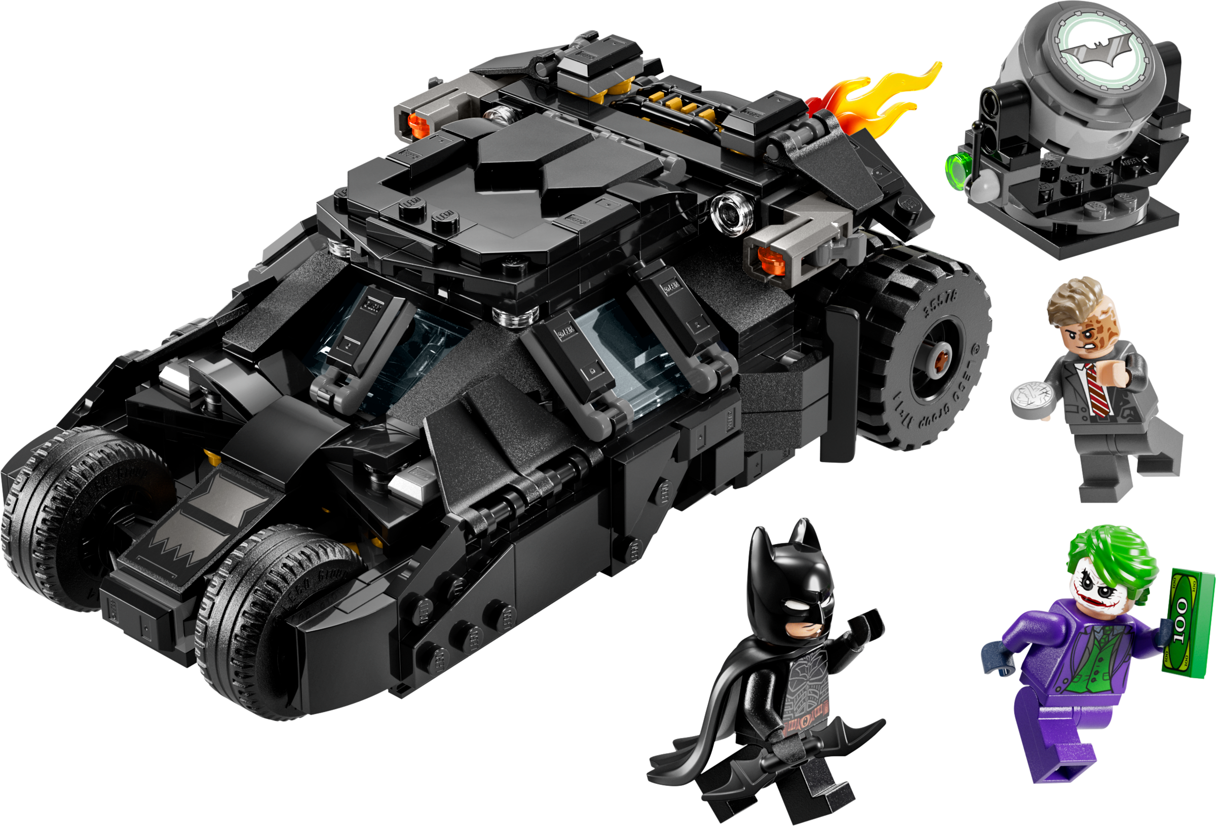 Batman Tumbler vs. Two-Face & The Joker