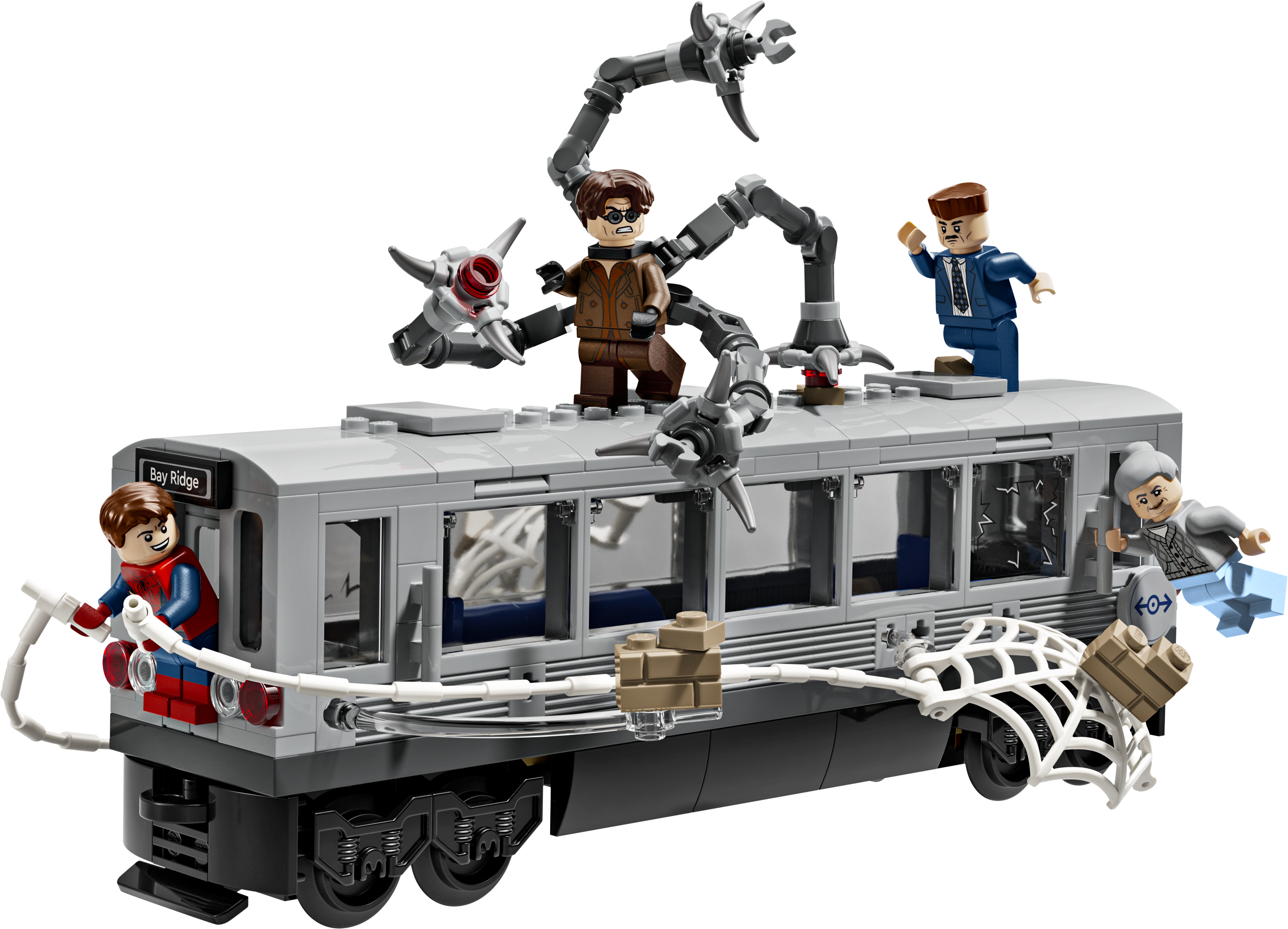 Spider-Man vs. Doc Ock Subway Train Scene