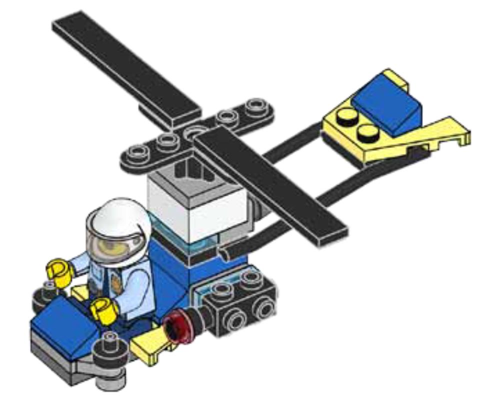 Policeman and Helicopter