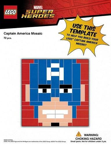 Captain America Mosaic